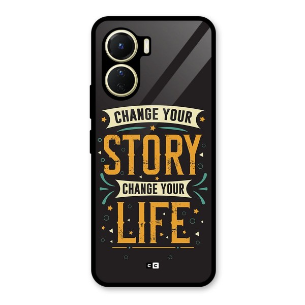 Change Your Life Glass Back Case for Vivo Y56