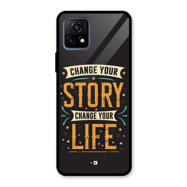 Change Your Life Glass Back Case for Vivo Y72 5G