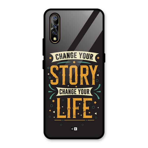 Change Your Life Glass Back Case for Vivo Z1x