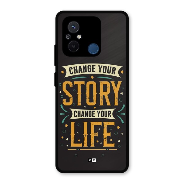 Change Your Life Metal Back Case for Poco C55