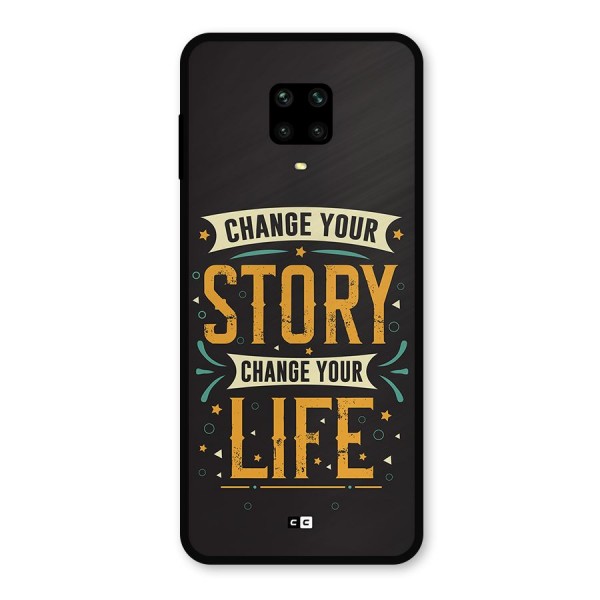 Change Your Life Metal Back Case for Poco M2