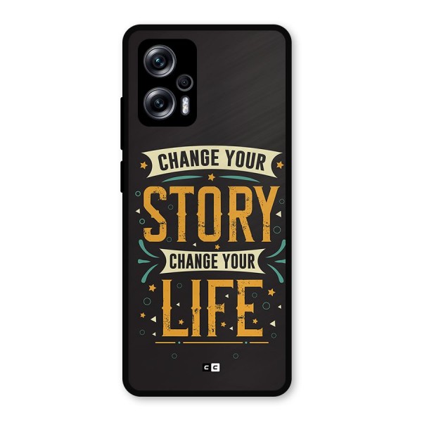 Change Your Life Metal Back Case for Redmi K50i