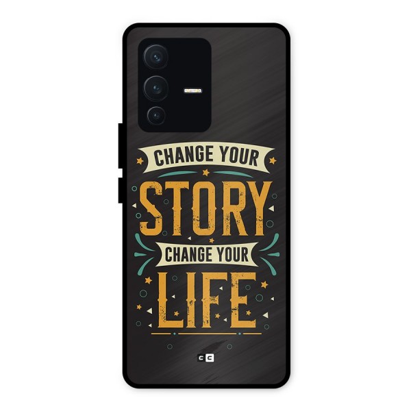 Change Your Life Metal Back Case for Vivo V23 5G