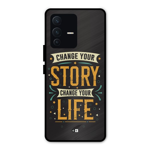 Change Your Life Metal Back Case for Vivo V23 Pro