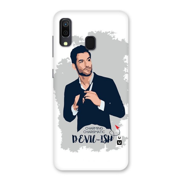 Charming Charismatic Lucifer Back Case for Galaxy A20