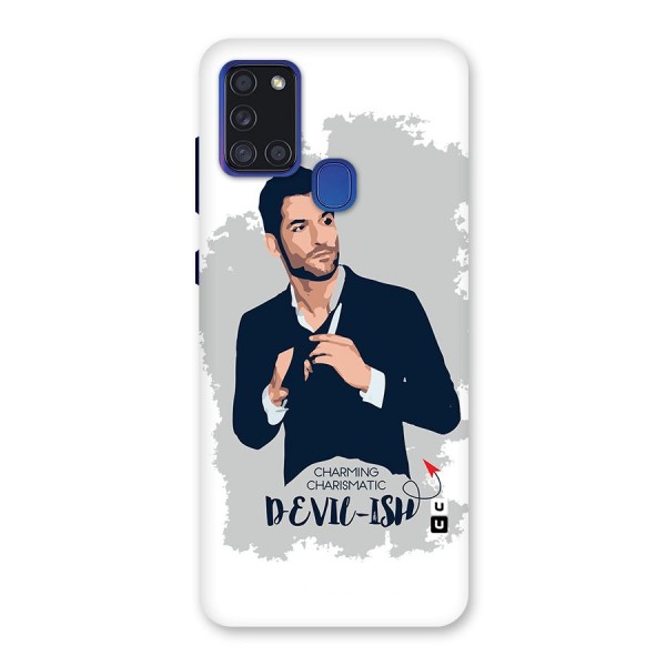 Charming Charismatic Lucifer Back Case for Galaxy A21s