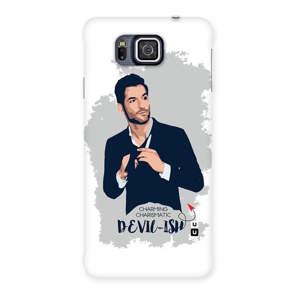 Charming Charismatic Lucifer Back Case for Galaxy Alpha