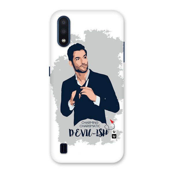 Charming Charismatic Lucifer Back Case for Galaxy M01