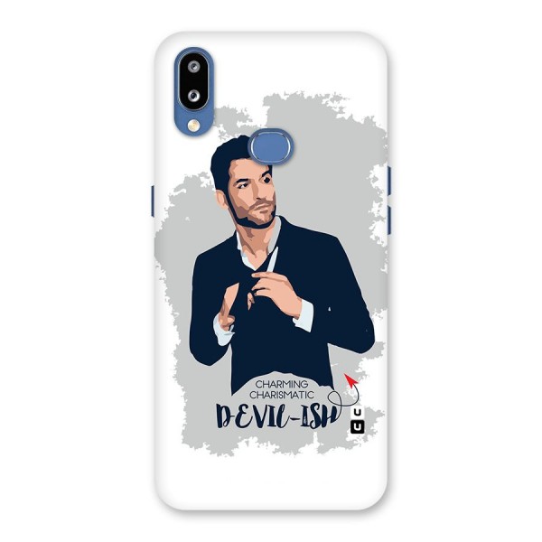 Charming Charismatic Lucifer Back Case for Galaxy M01s