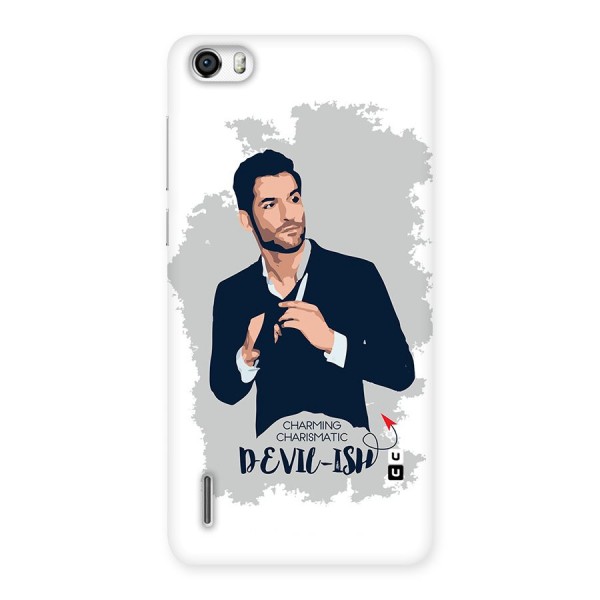 Charming Charismatic Lucifer Back Case for Honor 6