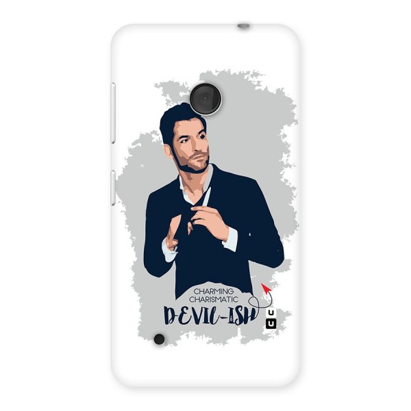 Charming Charismatic Lucifer Back Case for Lumia 530