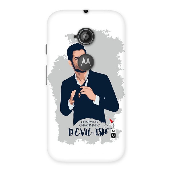 Charming Charismatic Lucifer Back Case for Moto E 2nd Gen