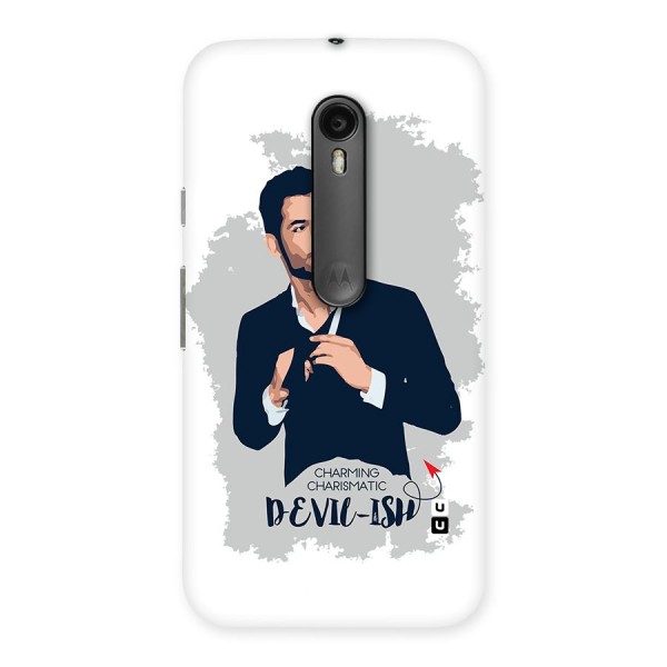 Charming Charismatic Lucifer Back Case for Moto G3