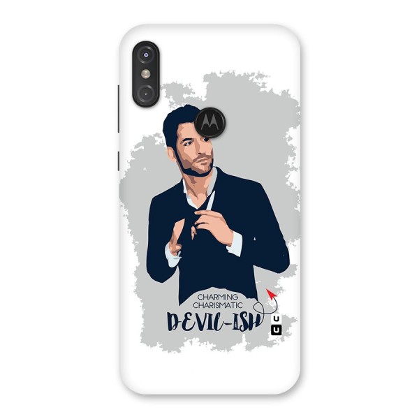 Charming Charismatic Lucifer Back Case for Motorola One Power