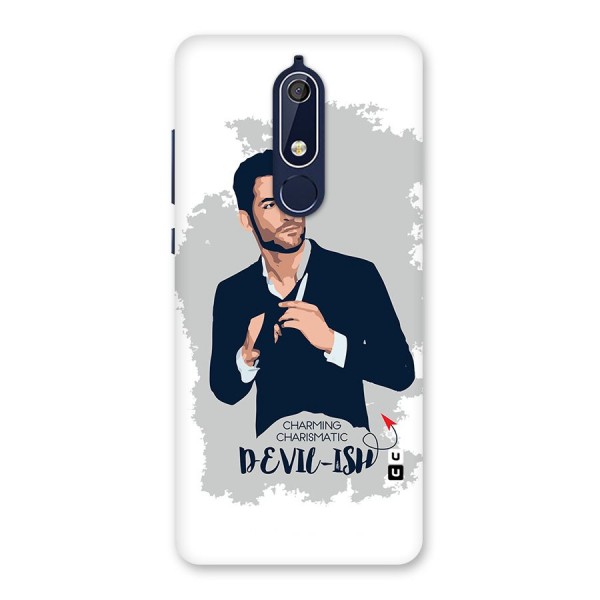 Charming Charismatic Lucifer Back Case for Nokia 5.1