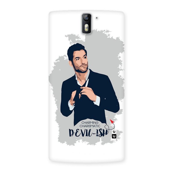 Charming Charismatic Lucifer Back Case for One Plus One