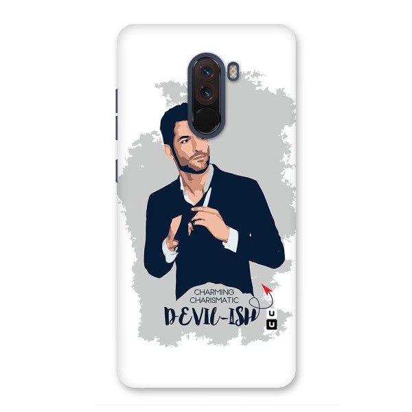 Charming Charismatic Lucifer Back Case for Poco F1