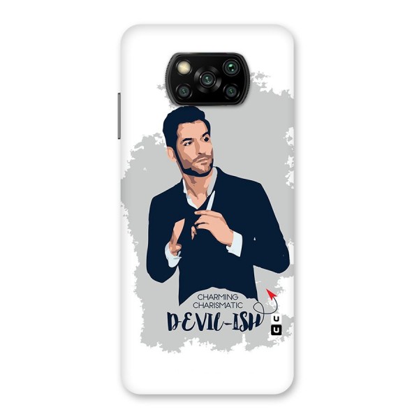 Charming Charismatic Lucifer Back Case for Poco X3