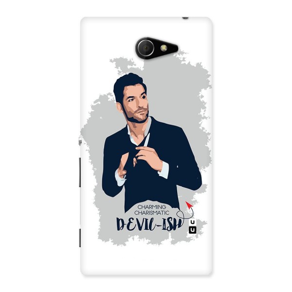 Charming Charismatic Lucifer Back Case for Sony Xperia M2