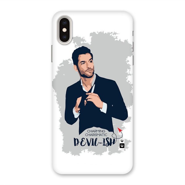 Charming Charismatic Lucifer Back Case for iPhone XS Max