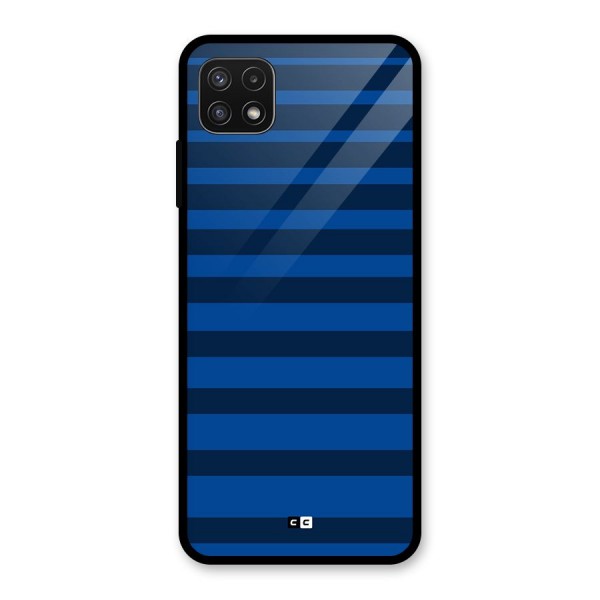 Chelsea Stripes Glass Back Case for Galaxy A22 5G