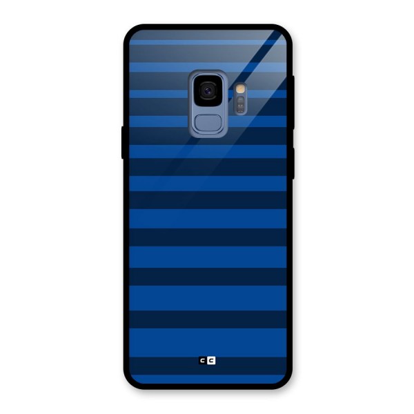 Chelsea Stripes Glass Back Case for Galaxy S9