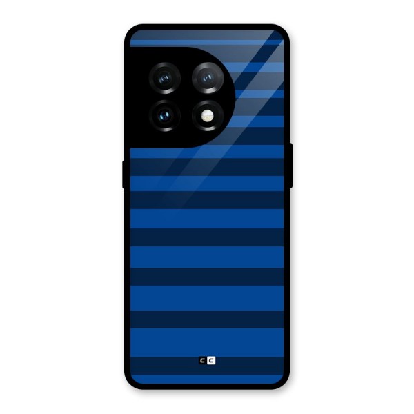Chelsea Stripes Glass Back Case for OnePlus 11