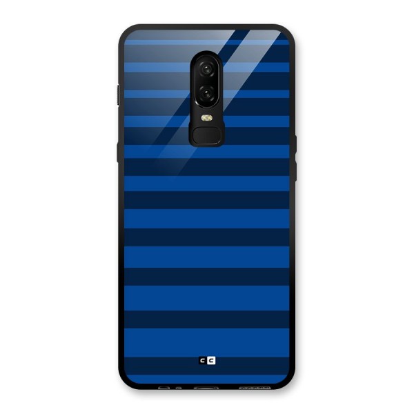 Chelsea Stripes Glass Back Case for OnePlus 6