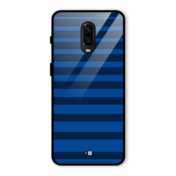 Chelsea Stripes Glass Back Case for OnePlus 6T