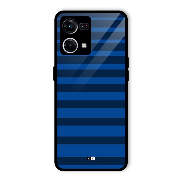 Chelsea Stripes Glass Back Case for Oppo F21 Pro 5G