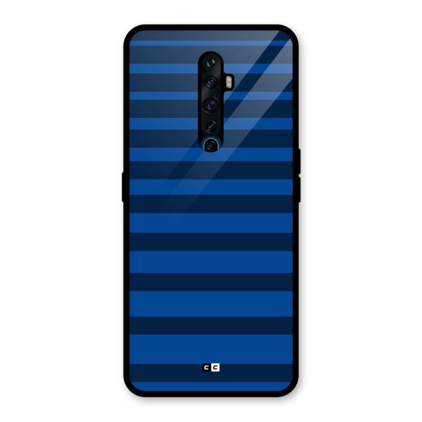 Chelsea Stripes Glass Back Case for Oppo Reno2 F