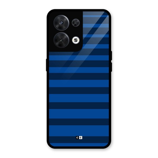 Chelsea Stripes Glass Back Case for Oppo Reno8 5G