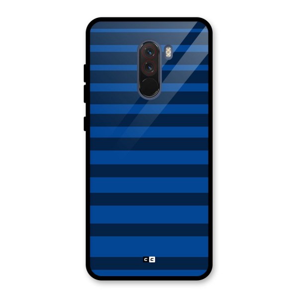 Chelsea Stripes Glass Back Case for Poco F1