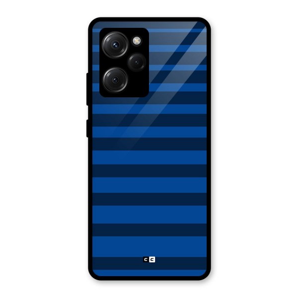 Chelsea Stripes Glass Back Case for Poco X5 Pro