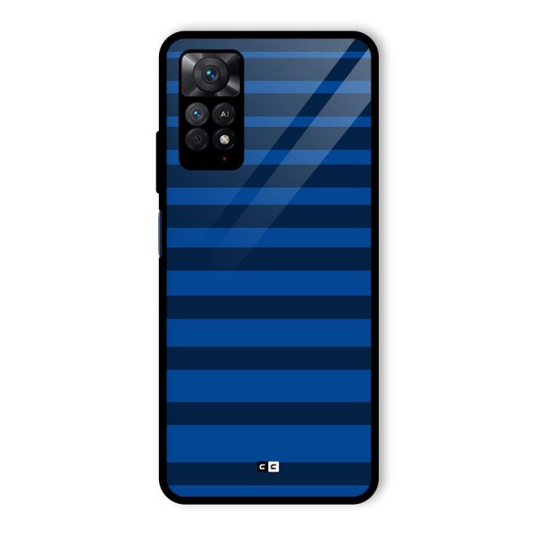 Chelsea Stripes Glass Back Case for Redmi Note 11 Pro