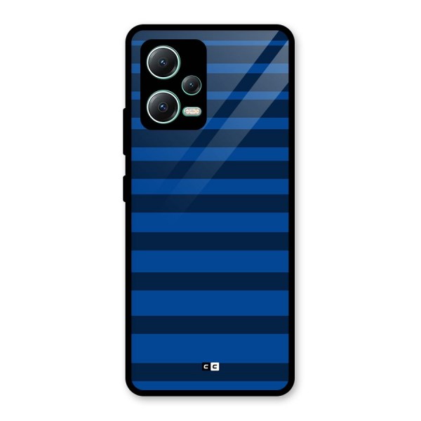 Chelsea Stripes Glass Back Case for Redmi Note 12 5G