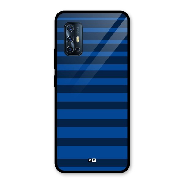 Chelsea Stripes Glass Back Case for Vivo V17