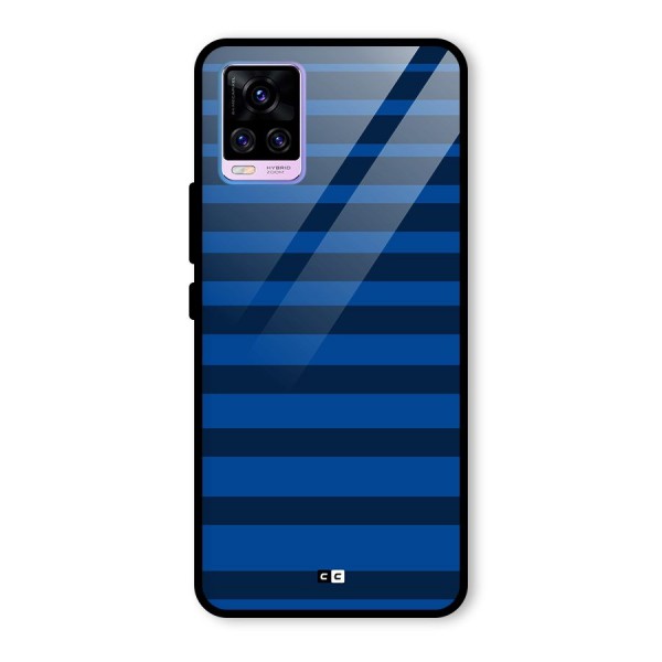 Chelsea Stripes Glass Back Case for Vivo V20 Pro