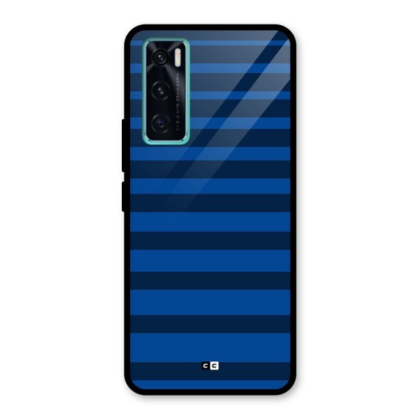 Chelsea Stripes Glass Back Case for Vivo V20 SE