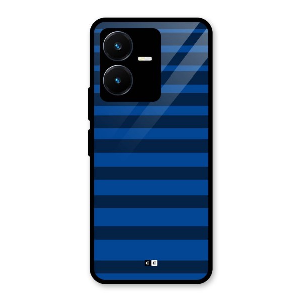 Chelsea Stripes Glass Back Case for Vivo Y22