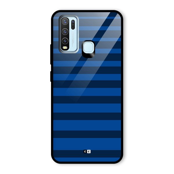 Chelsea Stripes Glass Back Case for Vivo Y30