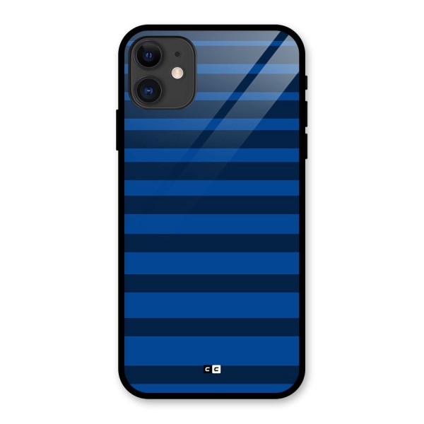 Chelsea Stripes Glass Back Case for iPhone 11