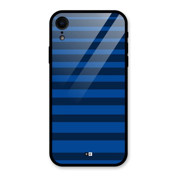 Chelsea Stripes Glass Back Case for iPhone XR