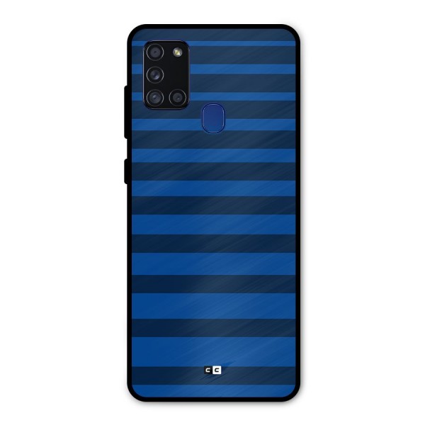 Chelsea Stripes Metal Back Case for Galaxy A21s