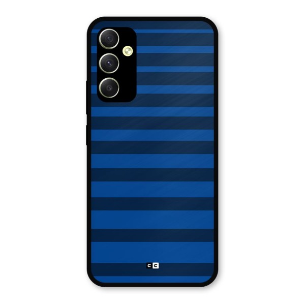 Chelsea Stripes Metal Back Case for Galaxy A34