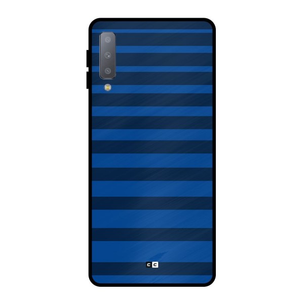 Chelsea Stripes Metal Back Case for Galaxy A7 (2018)