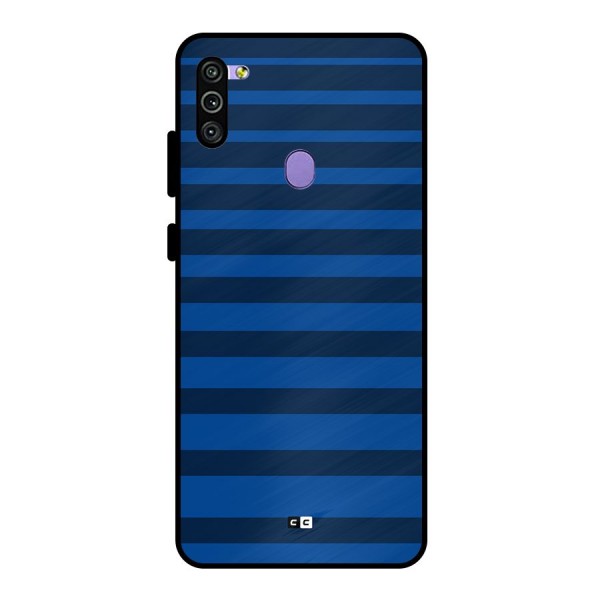 Chelsea Stripes Metal Back Case for Galaxy M11