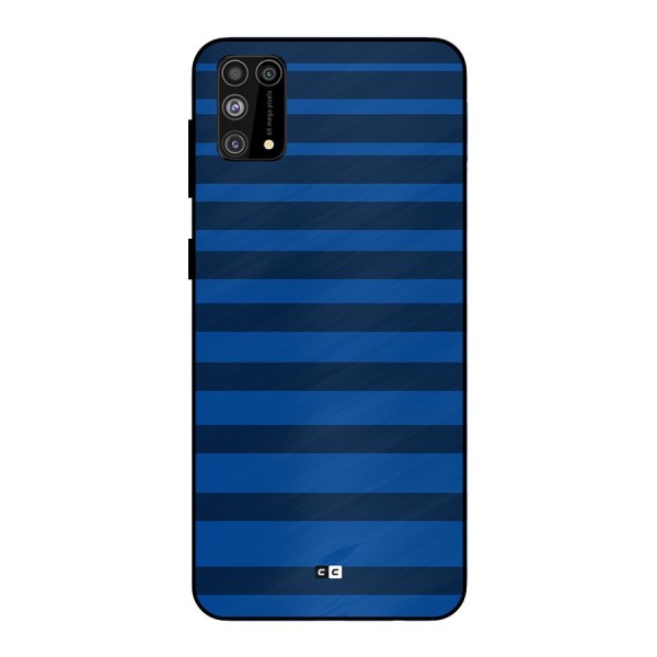 Chelsea Stripes Metal Back Case for Galaxy M31