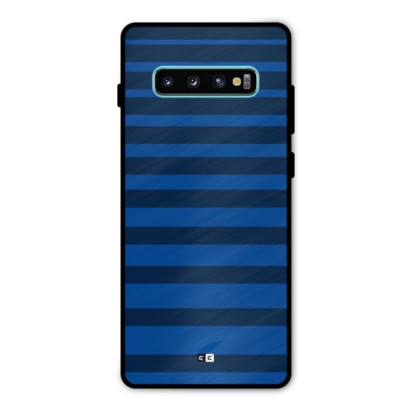 Chelsea Stripes Metal Back Case for Galaxy S10 Plus