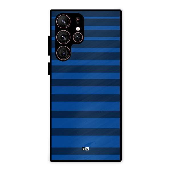 Chelsea Stripes Metal Back Case for Galaxy S22 Ultra 5G